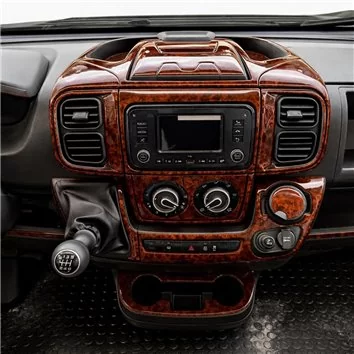 Peugeot Boxer 2021 3D Mascherine sagomate per rivestimento cruscotti 27-Decori