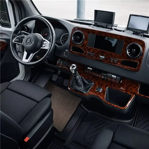 Mercedes Sprinter W907 2018 Mascherine sagomate per rivestimento cruscotti 66-Decori Mercedes Sprinter W907 2018 Mascherine sagomate per rivestimento cruscotti 66-Decori