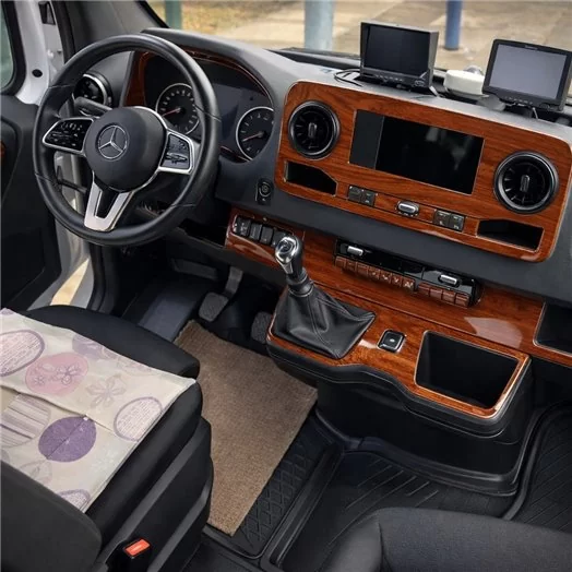 Mercedes Sprinter W907 2018 Mascherine sagomate per rivestimento cruscotti 50-Decori