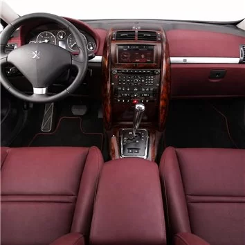 Peugeot 407 06.05-12.10 Mascherine sagomate per rivestimento cruscotti 21-Decori