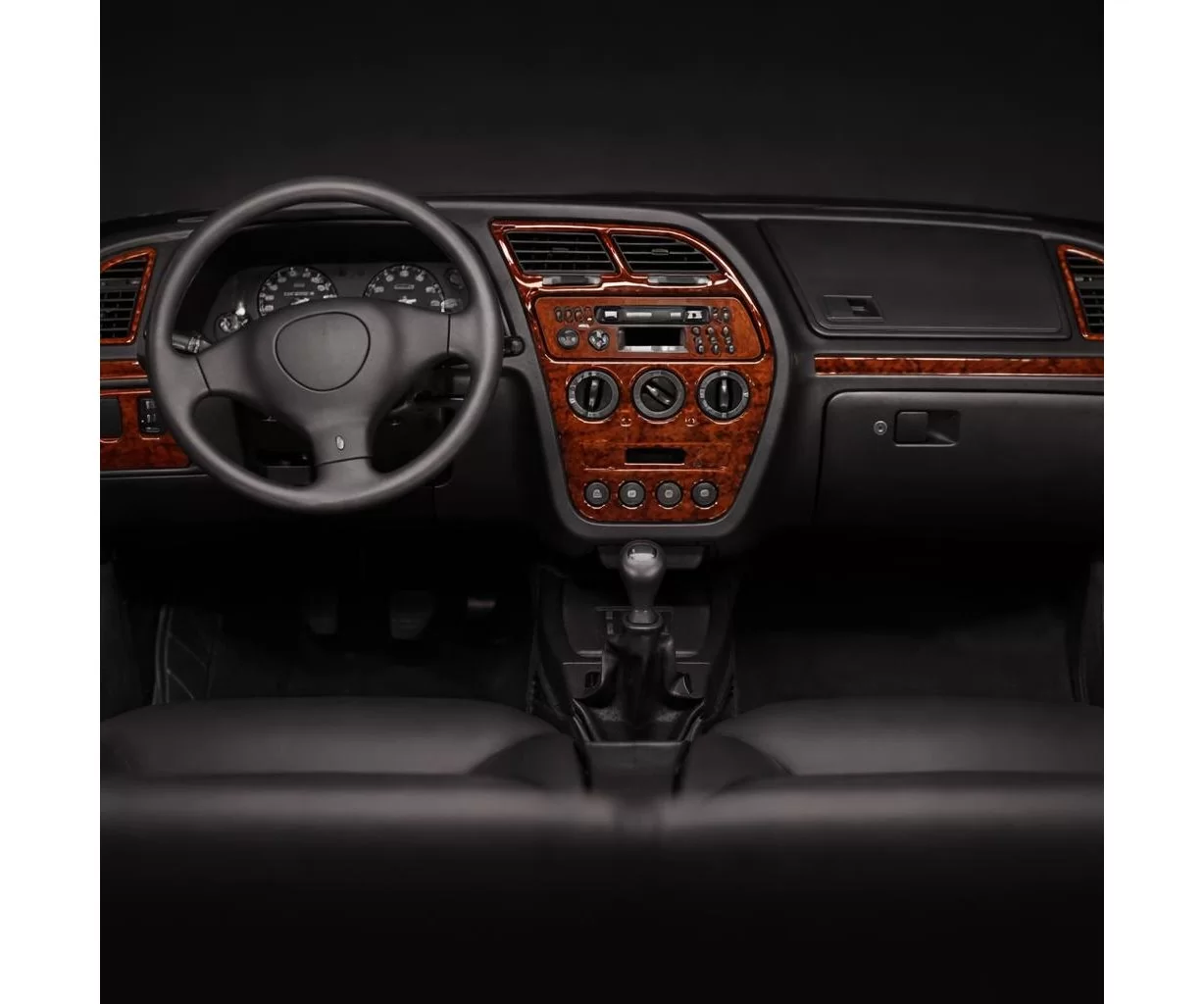 Peugeot 306 03.93-04.97 Mascherine sagomate per rivestimento cruscotti 13-Decori