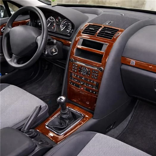 Peugeot 407 06.05-12.10 Mascherine sagomate per rivestimento cruscotti 11-Decori