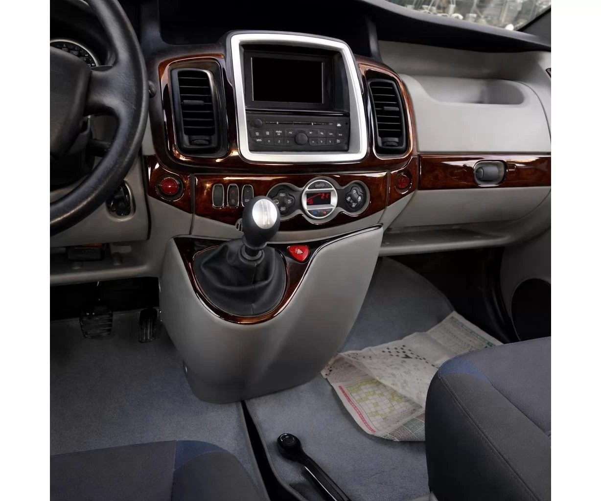 Renault Trafic-Nissan Primastar 01.2011 Mascherine sagomate per rivestimento cruscotti 16-Decori