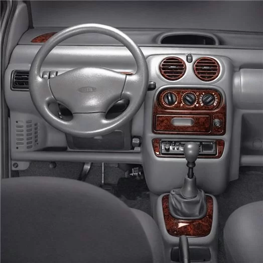 Renault Twingo 09.98-07.04 Mascherine sagomate per rivestimento cruscotti 12-Decori