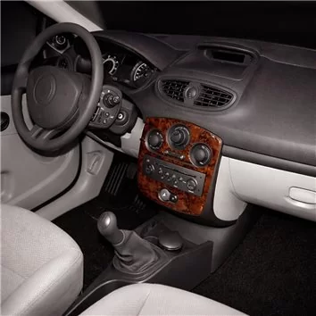 Renault Clio-3 09.05-08.12 Mascherine sagomate per rivestimento cruscotti 9-Decori