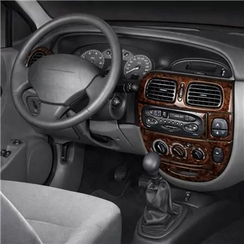 Renault Megane 03.99-02.03 Mascherine sagomate per rivestimento cruscotti 17-Decori