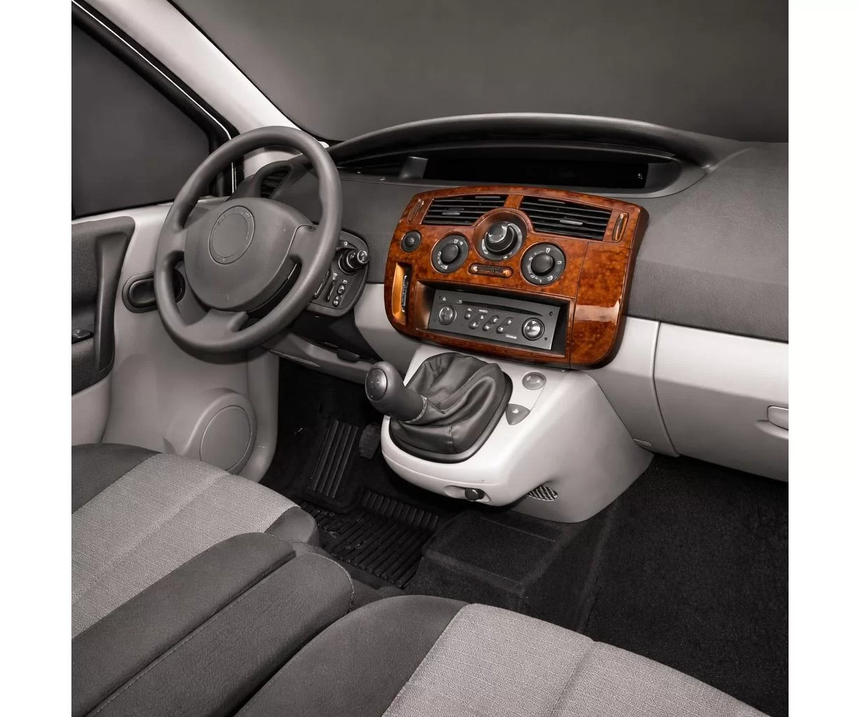 Renault Megane Scenic 06.03-12.10 Mascherine sagomate per rivestimento cruscotti 7-Decori