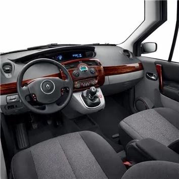 Renault Megane Scenic 06.03-12.10 Mascherine sagomate per rivestimento cruscotti 7-Decori