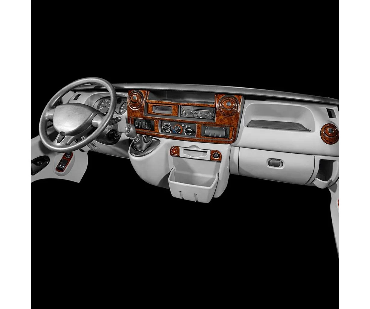 Renault Master 01.04-12.09 Mascherine sagomate per rivestimento cruscotti 28-Decori