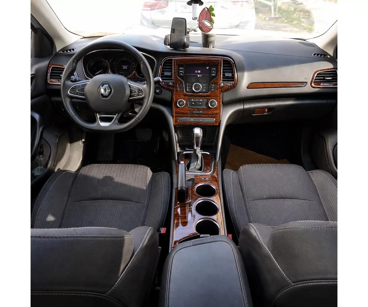 Renault Megane 4 BFB 3D 2016 Mascherine sagomate per rivestimento cruscotti 12-Decori