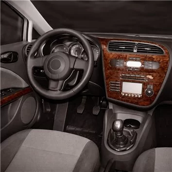 Seat Leon 1P 06.05-09.09 Mascherine sagomate per rivestimento cruscotti 8-Decori