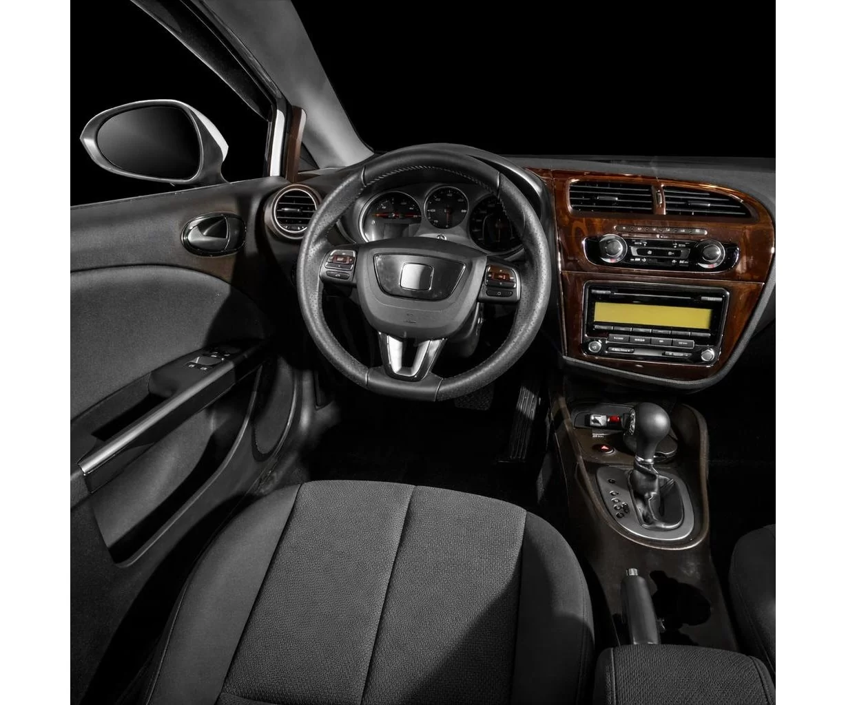 Seat Leon 01.2010 Mascherine sagomate per rivestimento cruscotti 18-Decori Seat Leon 01.2010 Mascherine sagomate per rivestimento cruscotti 18-Decori