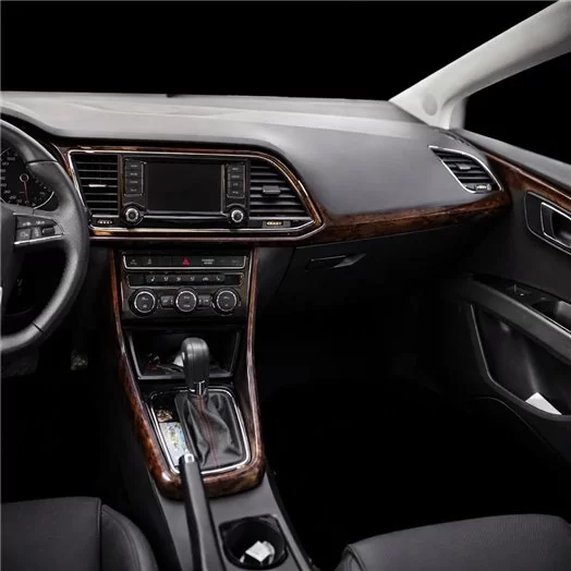 Seat Leon 01.2014 Mascherine sagomate per rivestimento cruscotti 14-Decori Seat Leon 01.2014 Mascherine sagomate per rivestimento cruscotti 14-Decori