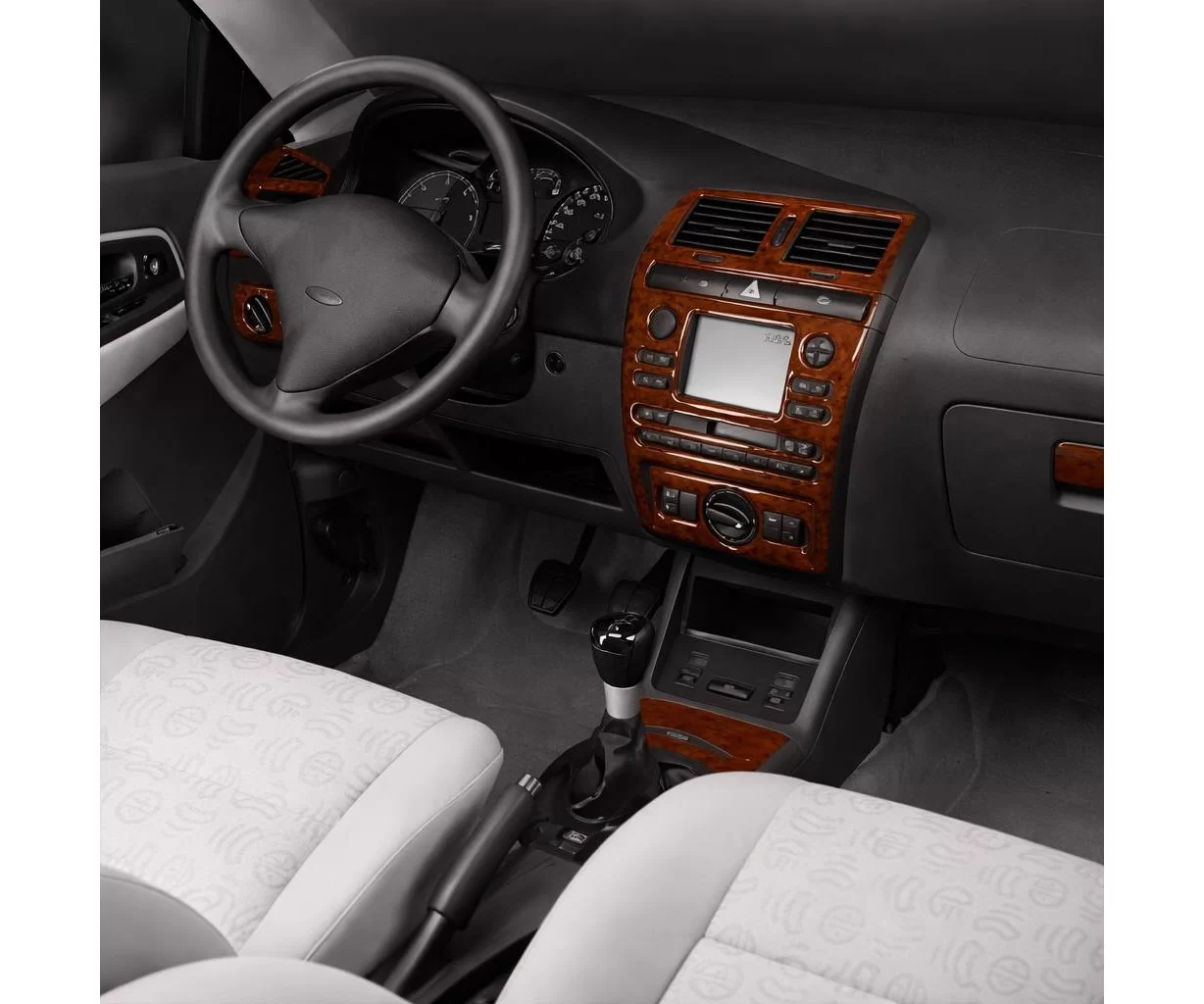 Seat Ibiza-Cordoba 08.99-03.02 Mascherine sagomate per rivestimento cruscotti 9-Decori