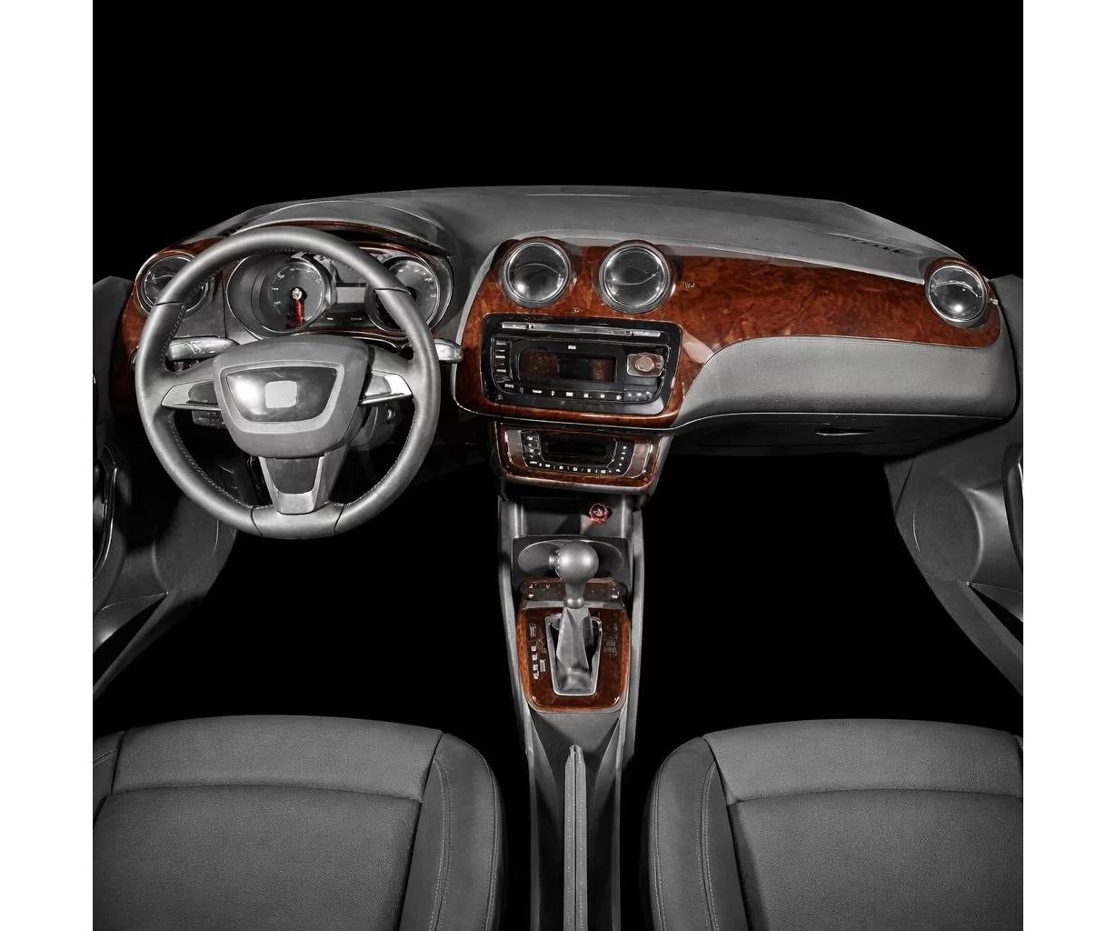 Seat Ibiza â€“ Cordoba 01.2010 Mascherine sagomate per rivestimento cruscotti 25-Decori