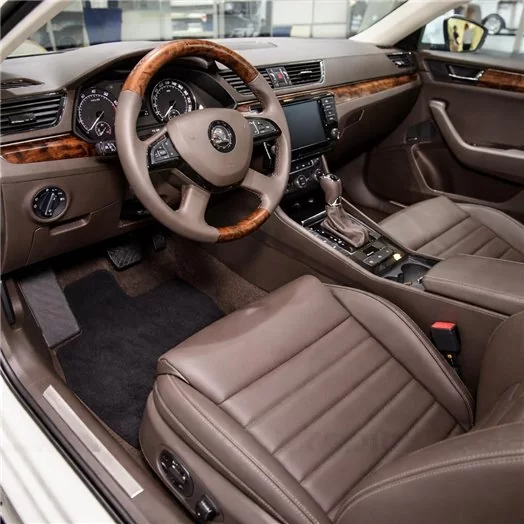 Skoda SuperB 2014 Mascherine sagomate per rivestimento cruscotti 14-Decori