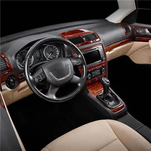 Skoda Yeti 01.2010 Mascherine sagomate per rivestimento cruscotti 36-Decori Skoda Yeti 01.2010 Mascherine sagomate per rivestimento cruscotti 36-Decori