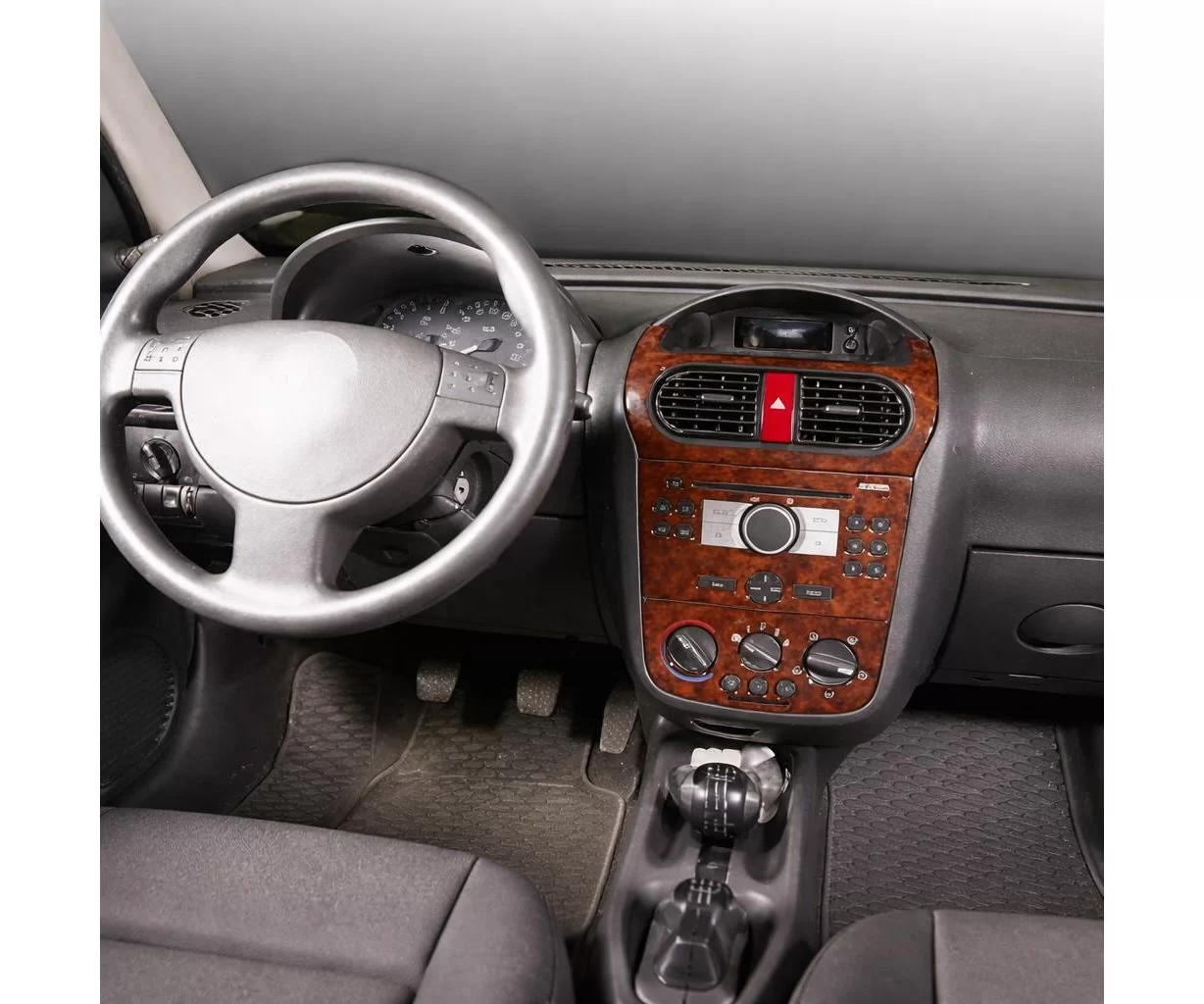 Opel Corsa C – Pick-up 01.03-12.06 Mascherine sagomate per rivestimento cruscotti 6-Decori Opel Corsa C – Pick-up 01.03-12.06 Mascherine sagomate per rivestimento cruscotti 6-Decori