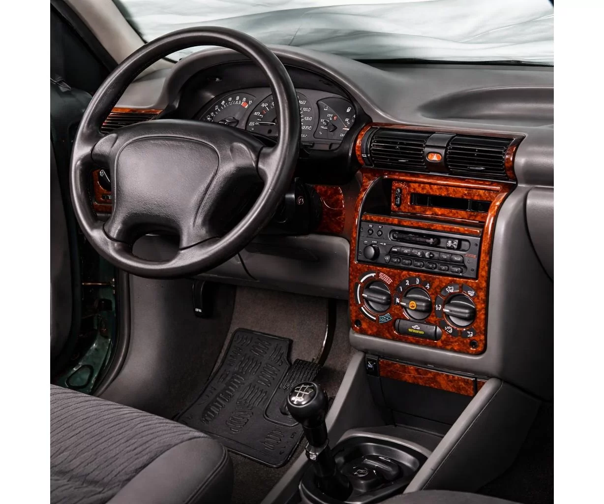 Opel Astra F 09.91-02.98 Mascherine sagomate per rivestimento cruscotti 16-Decori Opel Astra F 09.91-02.98 Mascherine sagomate per rivestimento cruscotti 16-Decori