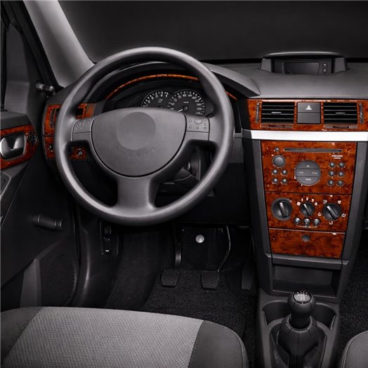 Opel Meriva 02.03-12.07 Mascherine sagomate per rivestimento cruscotti 17-Decori Opel Meriva 02.03-12.07 Mascherine sagomate per rivestimento cruscotti 17-Decori