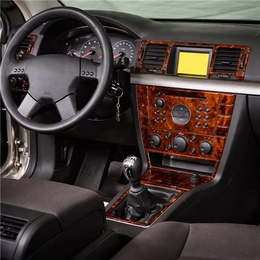 Opel Vectra C 09.02-12.08 Mascherine sagomate per rivestimento cruscotti 22-Decori Opel Vectra C 09.02-12.08 Mascherine sagomate per rivestimento cruscotti 22-Decori