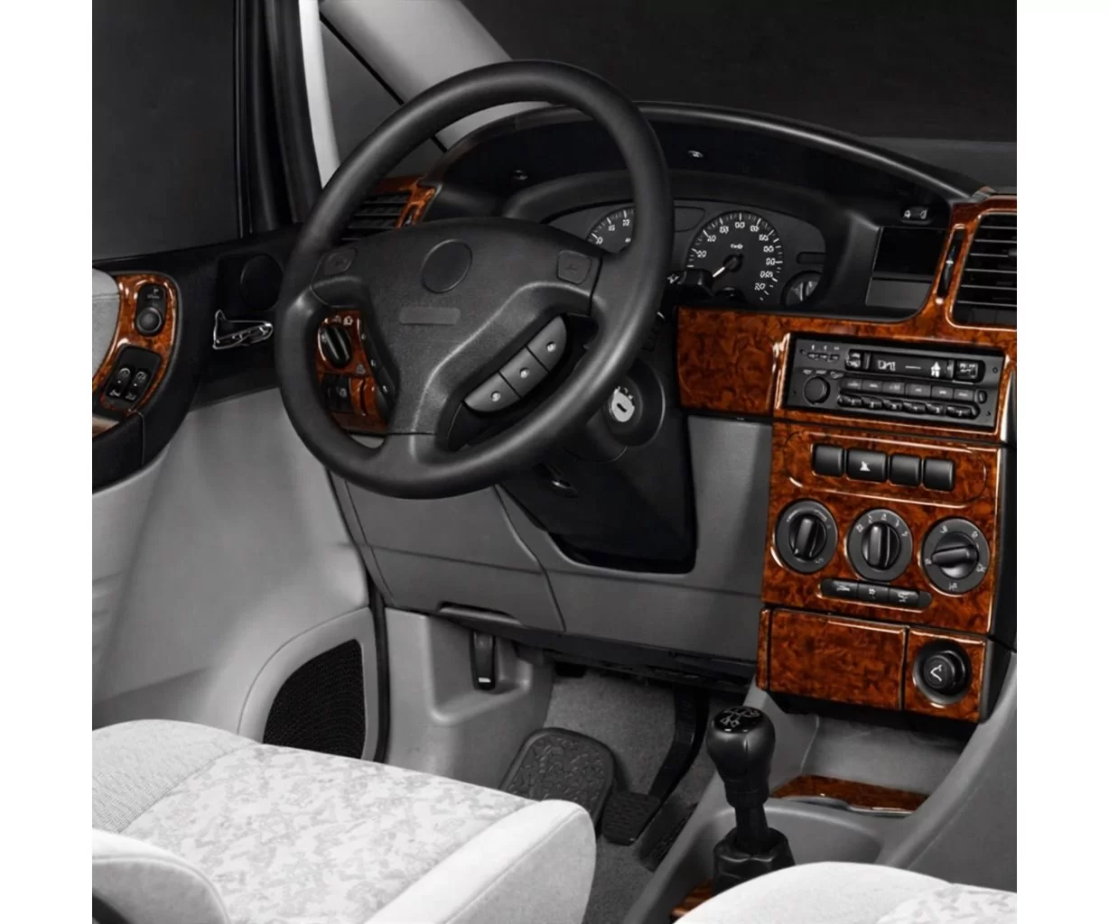 Opel Zafira A 01.99-12.05 Mascherine sagomate per rivestimento cruscotti 21-Decori Opel Zafira A 01.99-12.05 Mascherine sagomate per rivestimento cruscotti 21-Decori