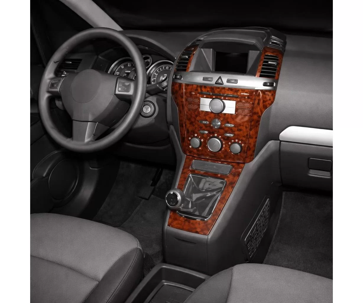 Opel Zafira B 01.06-12.10 Mascherine sagomate per rivestimento cruscotti 4-Decori Opel Zafira B 01.06-12.10 Mascherine sagomate per rivestimento cruscotti 4-Decori