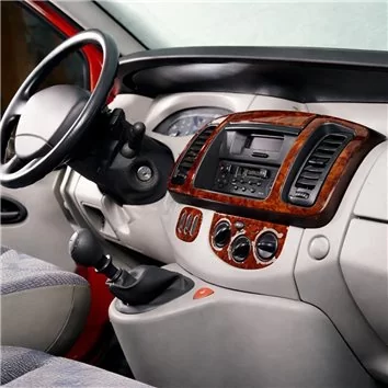 Opel Vivaro 01.01-12.06 Mascherine sagomate per rivestimento cruscotti 6-Decori