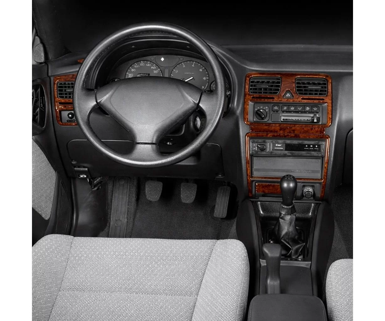 Subaru Legacy 05.94-03.99 Mascherine sagomate per rivestimento cruscotti 12-Decori