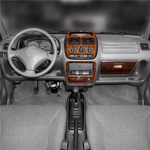 Suzuki Ignis 10.00-10.03 Mascherine sagomate per rivestimento cruscotti 5-Decori Suzuki Ignis 10.00-10.03 Mascherine sagomate per rivestimento cruscotti 5-Decori