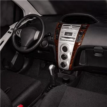 Toyota Yaris 12.05-12.09 Mascherine sagomate per rivestimento cruscotti 9-Decori