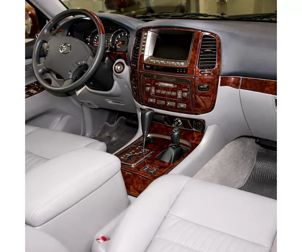 Toyota LandCruiser 2002-2006 Mascherine sagomate per rivestimento cruscotti 40 Decori Toyota LandCruiser 2002-2006 Mascherine sagomate per rivestimento cruscotti 40 Decori