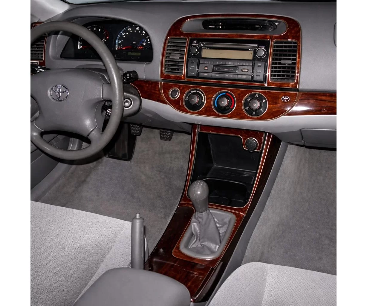 Toyota Camry 2005-2006 Mascherine sagomate per rivestimento cruscotti 28 Decori