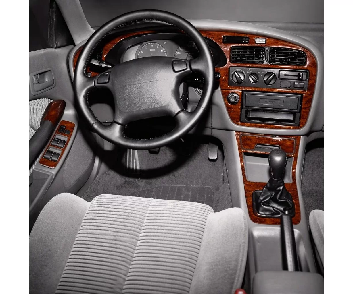 Toyota Camry 09.91-11.97 Mascherine sagomate per rivestimento cruscotti 14-Decori