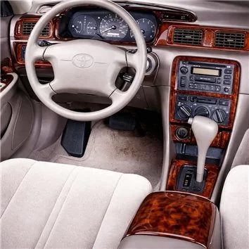 Toyota Camry 01.00-12.02 Mascherine sagomate per rivestimento cruscotti 17-Decori