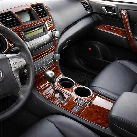 Toyota Highlander 2008-2013 Mascherine sagomate per rivestimento cruscotti 34 Decori