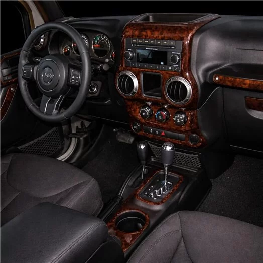 Jeep Wrangler 2011-UP Automatic Gearbox Mascherine sagomate per rivestimento cruscotti 