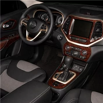 Jeep Cherokee 2014-UP Full Set, Climate-Control Mascherine sagomate per rivestimento cruscotti 