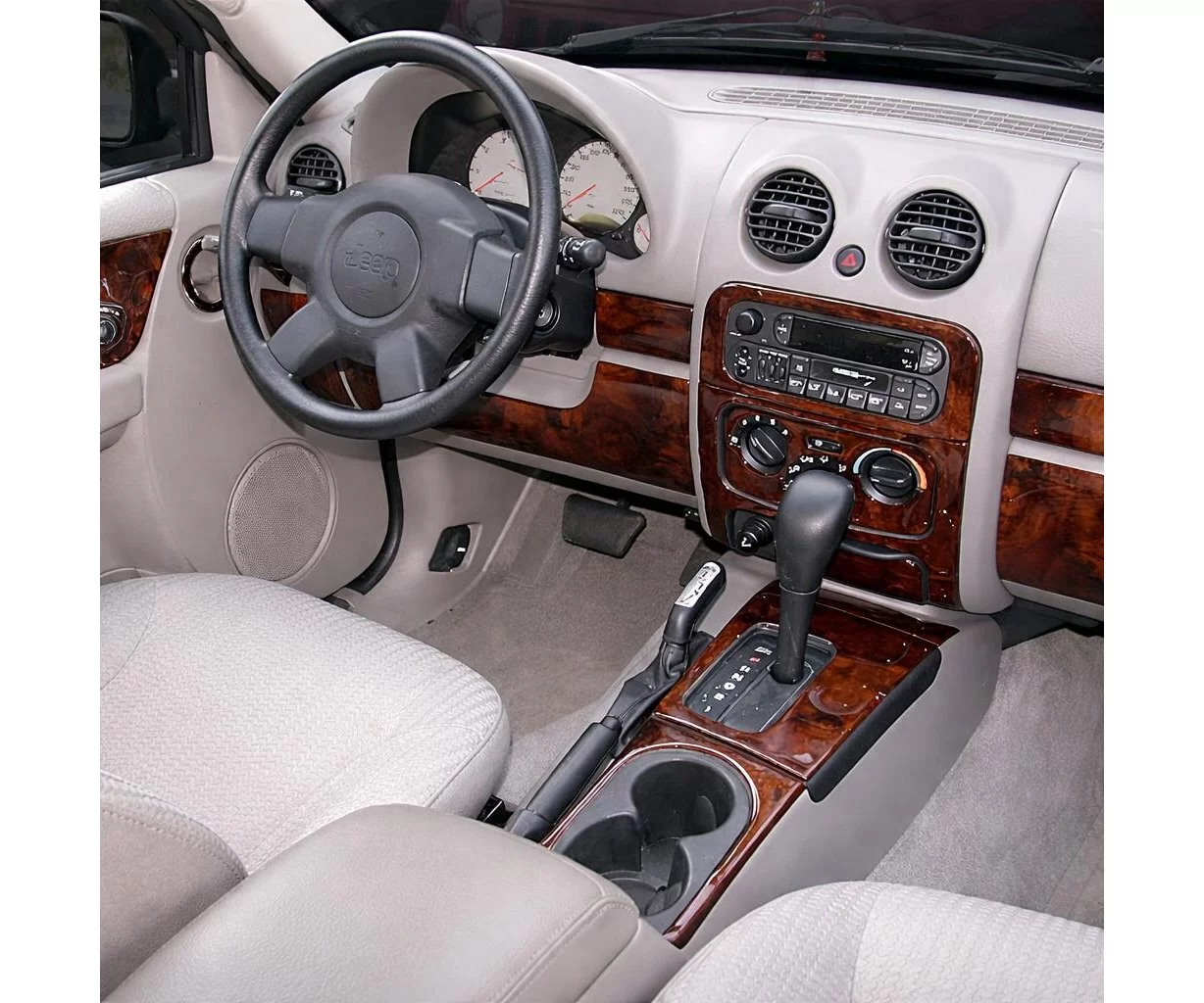 Jeep Liberty 2002-2004 Full Mascherine sagomate per rivestimento cruscotti Jeep Liberty 2002-2004 Full Mascherine sagomate per rivestimento cruscotti