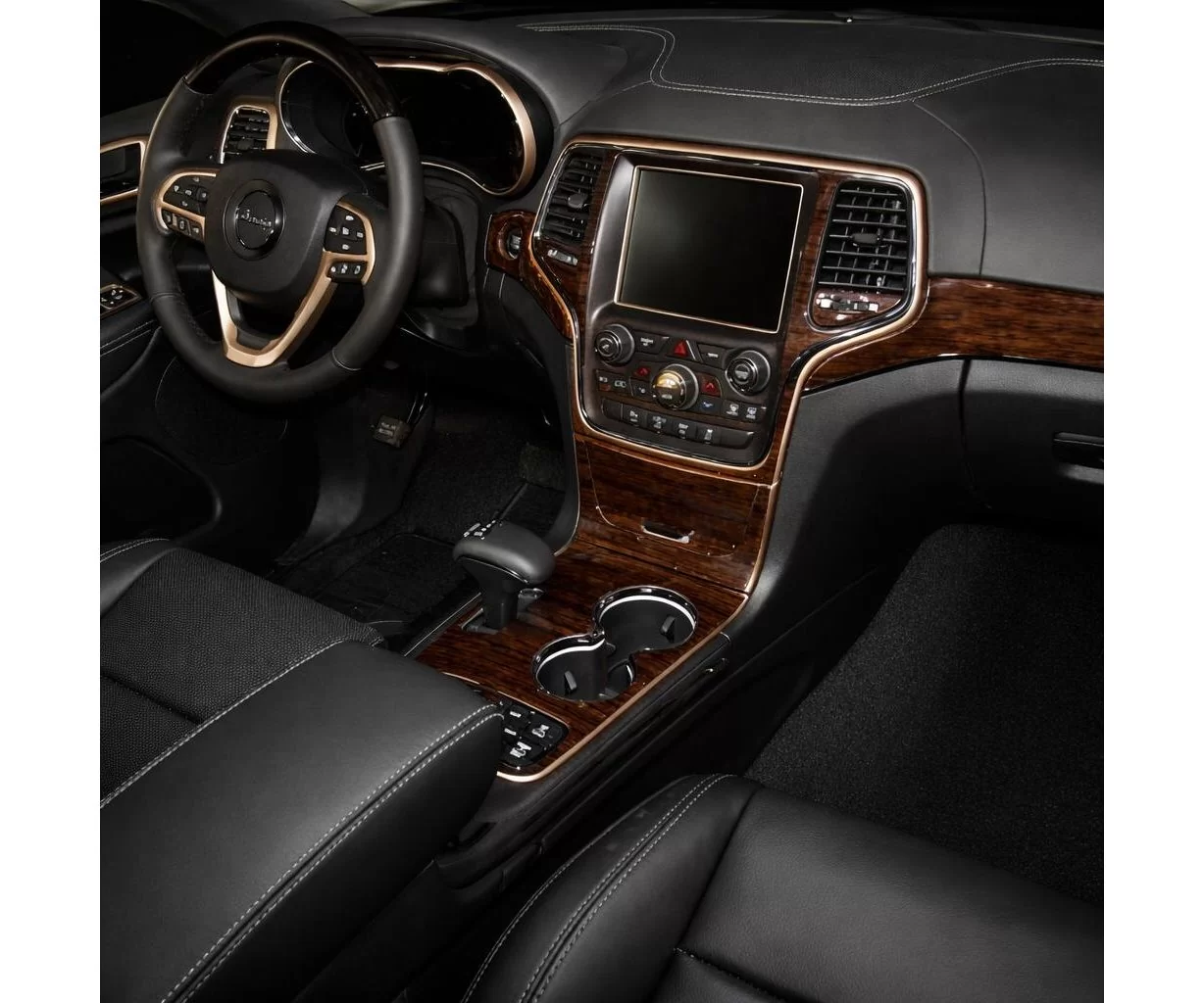 Jeep Grand Cherokee 2011-2020 Mascherine sagomate per rivestimento cruscotti 15 Decori