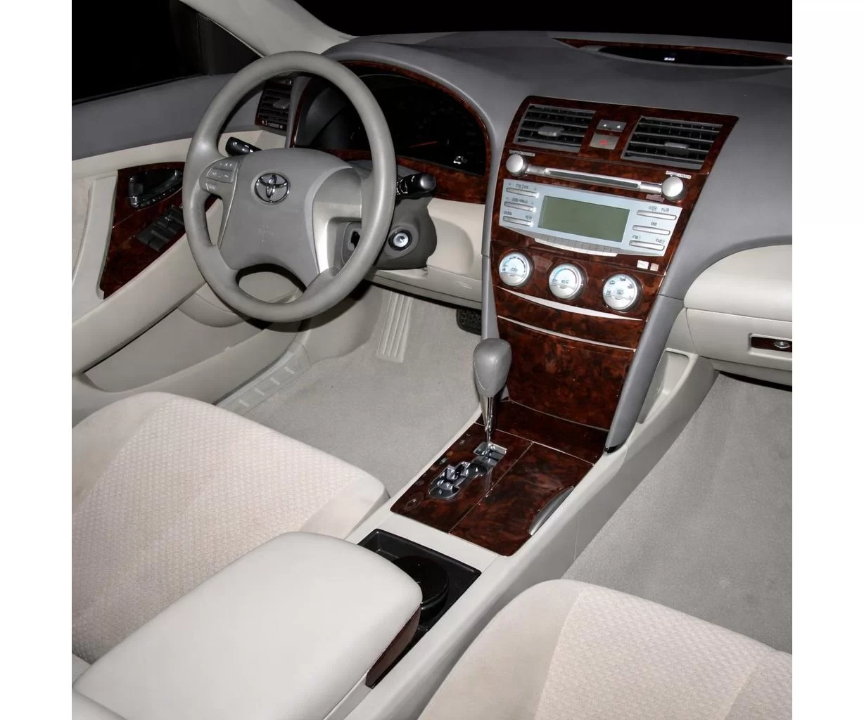 Toyota Camry 2007-2010 Basic Mascherine sagomate per rivestimento cruscotti Toyota Camry 2007-2010 Basic Mascherine sagomate per rivestimento cruscotti