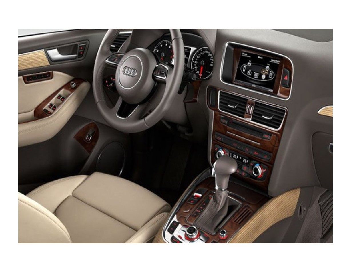 Audi Q5 2009-2017 Kit Rivestimento Cruscotto all'interno del veicolo Cruscotti personalizzati 42-Decori