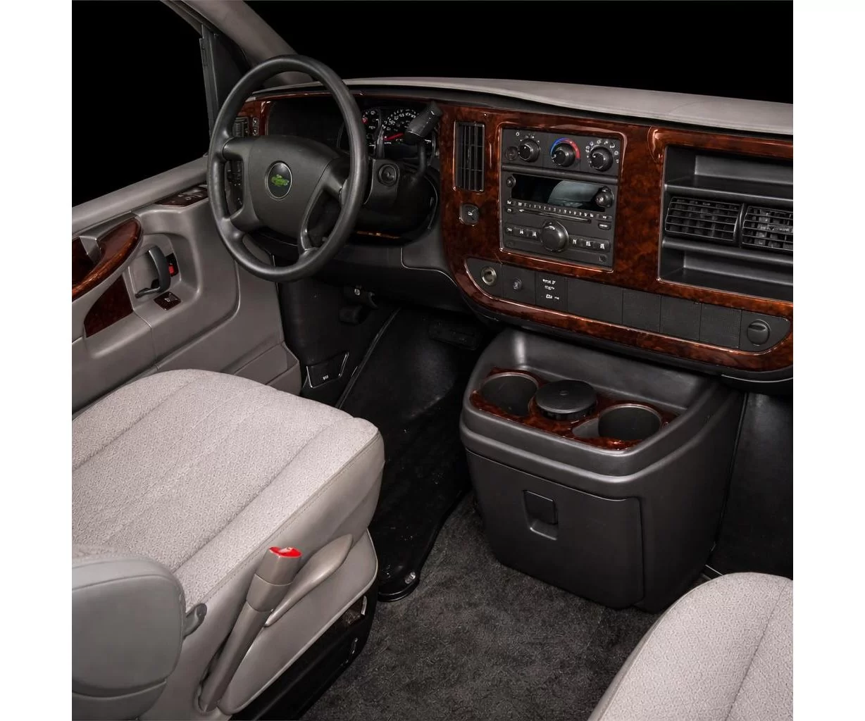 GMC Savana 2008-2020 Mascherine sagomate per rivestimento cruscotti 7 Decori GMC Savana 2008-2020 Mascherine sagomate per rivestimento cruscotti 7 Decori