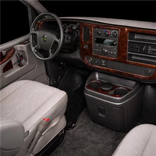 GMC Savana 2008-2020 Mascherine sagomate per rivestimento cruscotti 19 Decori GMC Savana 2008-2020 Mascherine sagomate per rivestimento cruscotti 19 Decori