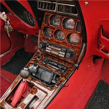 Chevrolet Corvette 1982-1982 Full Set, Automatic Gear Mascherine sagomate per rivestimento cruscotti 