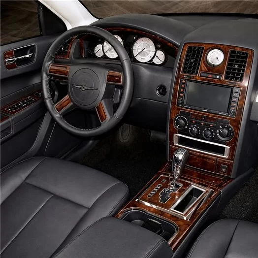 Chrysler 300 2005-2007 Full Set, With NAVI system Mascherine sagomate per rivestimento cruscotti 