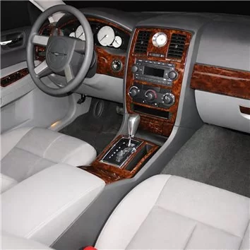 Chrysler 300 2005-2007 Full Set, Without NAVI system Mascherine sagomate per rivestimento cruscotti 