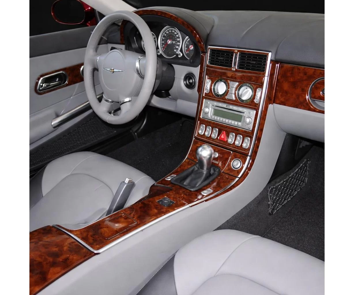 Chrysler Crossfire 2004-2008 Mascherine sagomate per rivestimento cruscotti 35-Decori