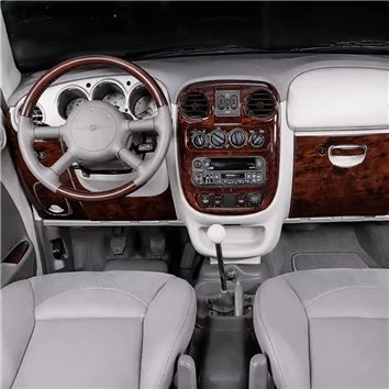 Chrysler PT Cruiser 2001-2005 Full Set, With Power Mirrors, Manual Gearbox, 23 Parts Mascherine sagomate per rivestimento crusco