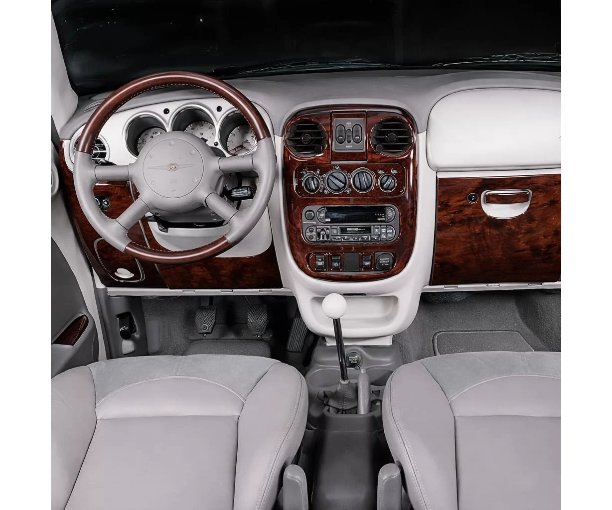 Chrysler PT Cruiser 2001-2005 Full Set, Without Power Mirrors, Automatic Gearbox, 24 Parts Mascherine sagomate per rivestimento 